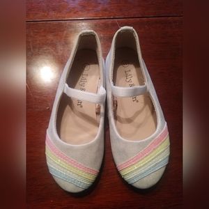 2 pairs!! Toddler Girls Rainbow & Pink Cat Shoe Bundle Sizes 9 & 10